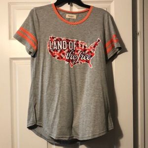 Wanderer Size M Land of the Free T-shirt